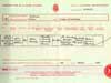 John Ernest William's Birth Certifiate