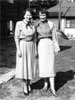 Helene (Mitchell) Arnsby with sister-in-law Eileen 1950 in Toronto, Ontario, Canada